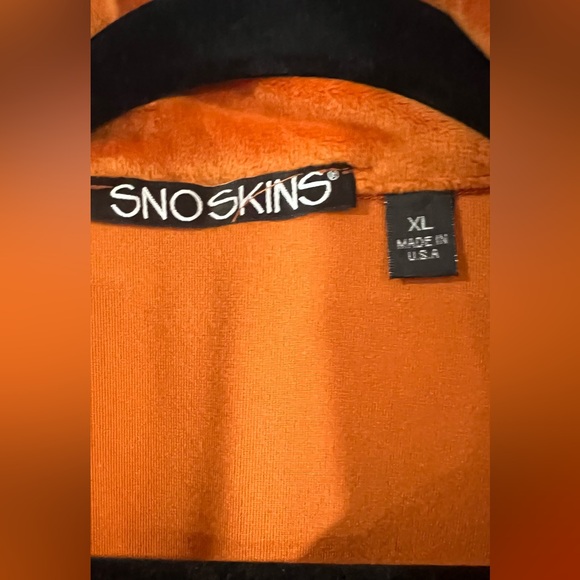 Snowskins Womens Microfleece Quarter Zip Pullover Rare Color Persimmon New XL - Picture 6 of 8